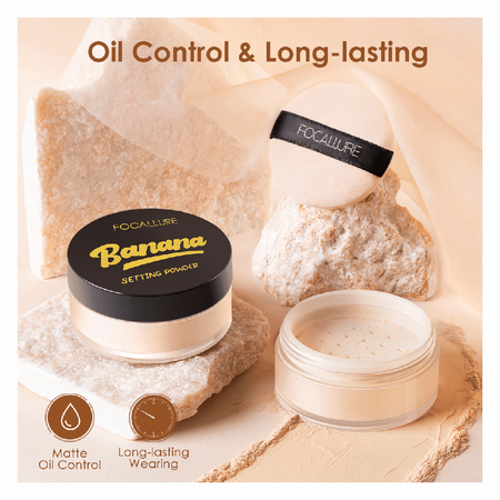 Focallure Banana Setting Powder 09 FA-15 #EN-FA-15-YL01-1 - Image 2