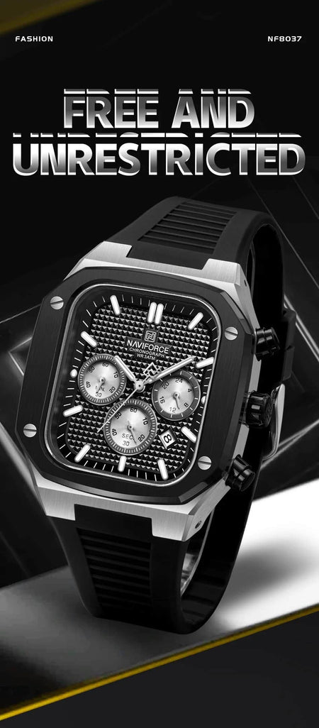 Naviforce NF-8037 Square Chronograph Edition image 2