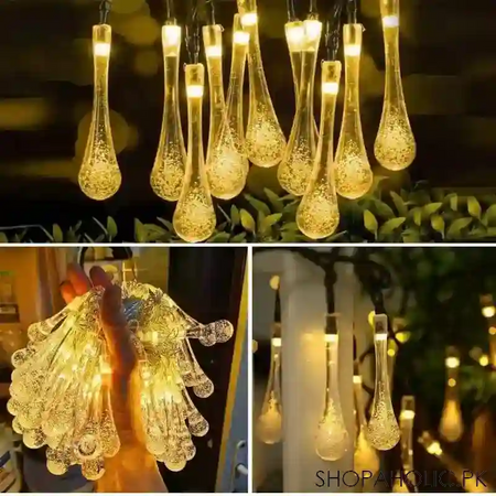 20 bulbs water drop fairy led lights image4