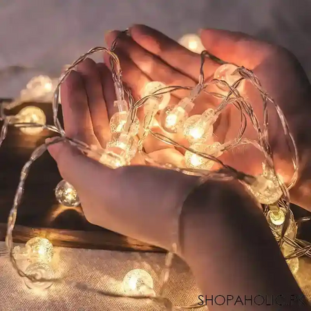 20 pcs bubble ball led string lights main image