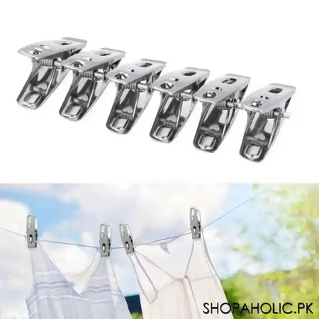 20 pegs stainless steel clothes clips image2