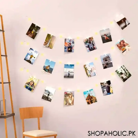 20 photo clips string hanging lights image4
