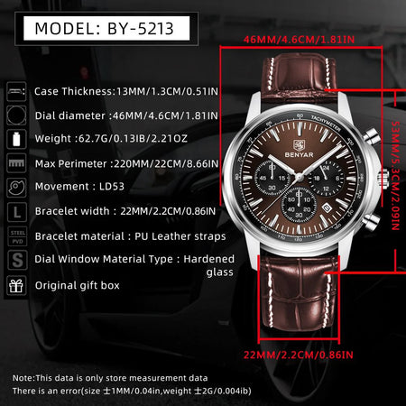 Benyar 5213 - Fusion Chronograph Image 2