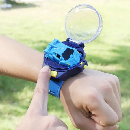 Metal Mini RC Car Watch Toy with Lights