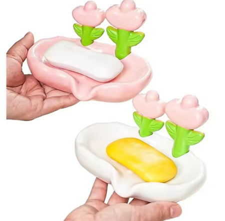 Tulip Shaped Floral Soap Box - Image 3