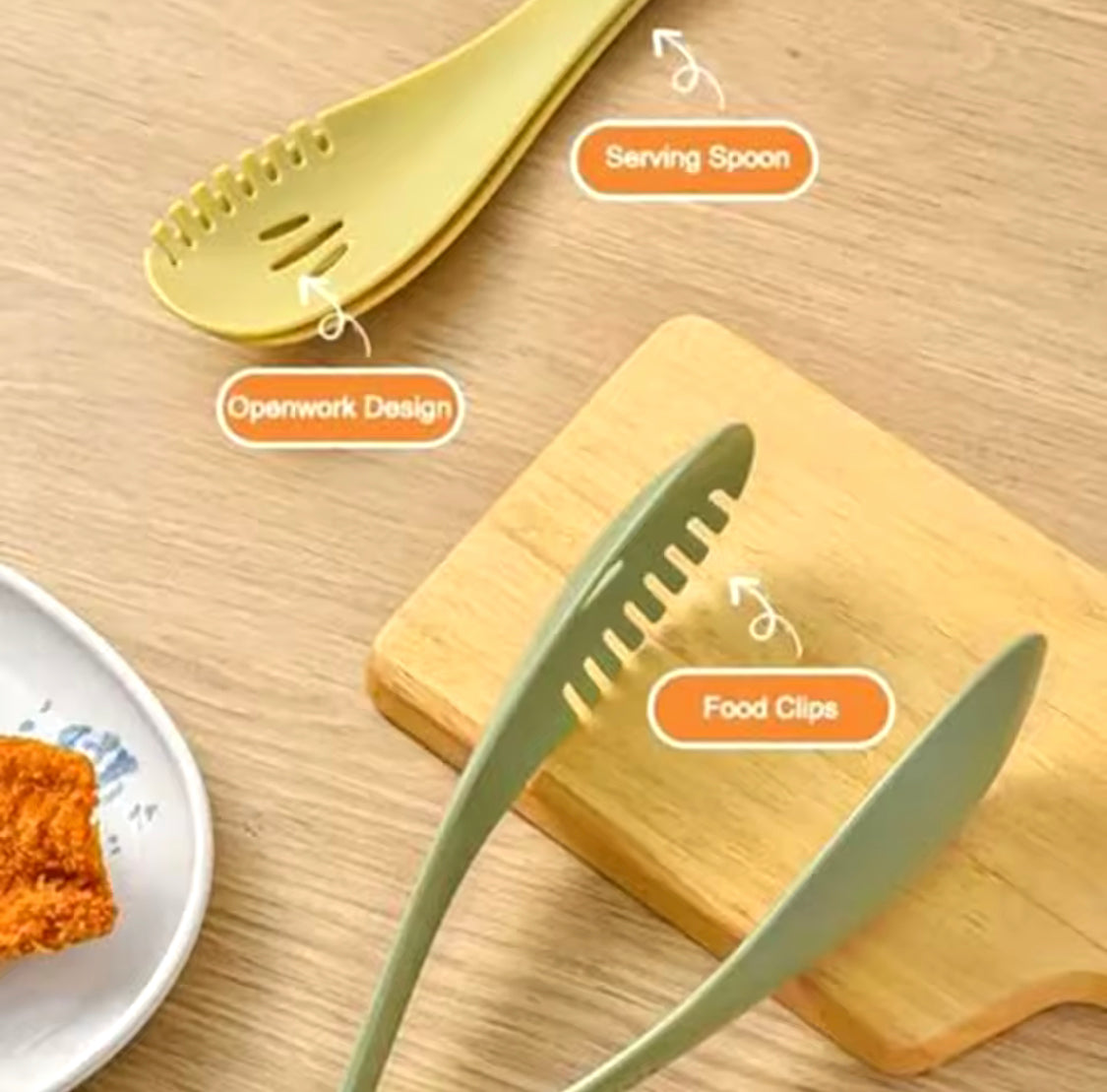3 In 1 Multipurpose Food Tong - image 3