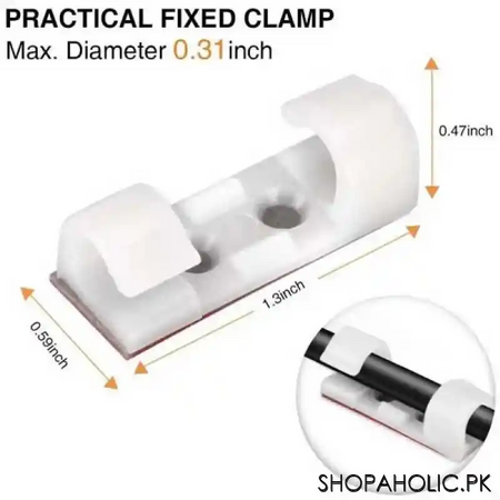 20pcs wire cord holder cable clips image2
