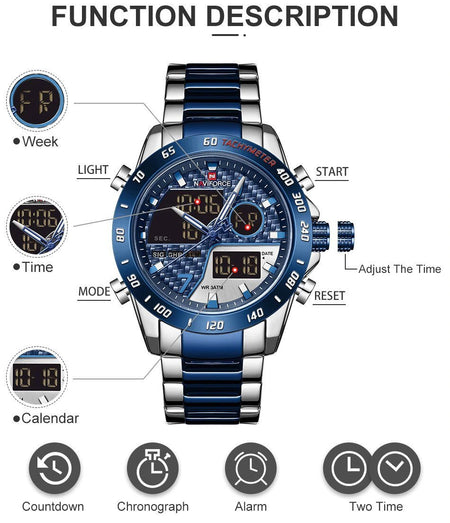 Naviforce Dual NF 9171 Time Edition image 7