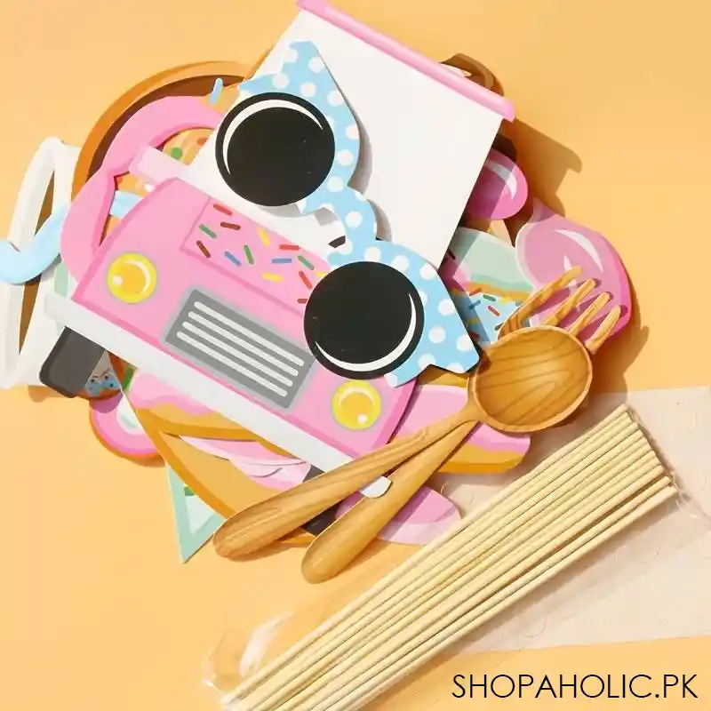 22 pcs donut birthday props image2