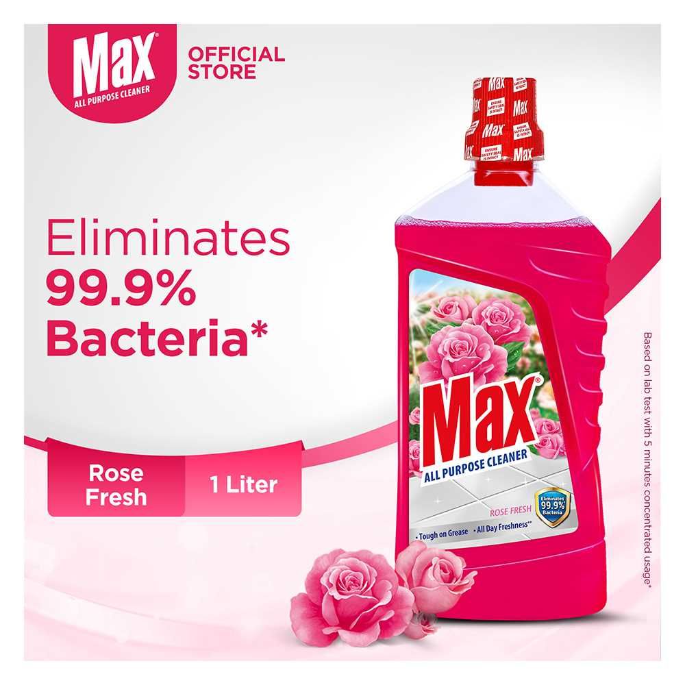 Max All Purpose Cleaner, Rose, 1 Liter - Main Image