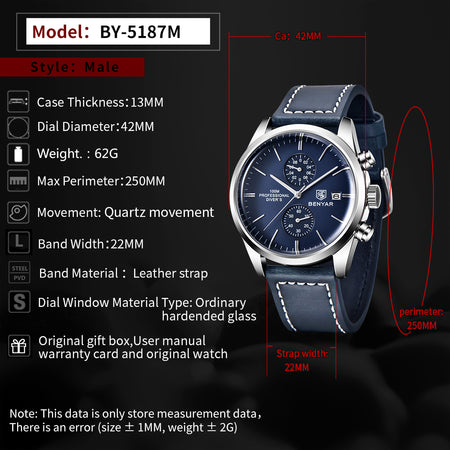 Benyar By-5187 Insider Chronograph Edition image 8