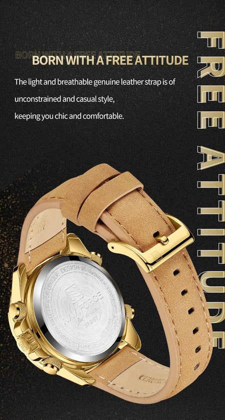 Overfly 9197 Naviforce Analog-Digital Dual Time Chronograph Watch image 13