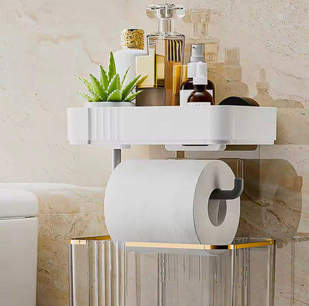 punch free toilet paper holder image 5