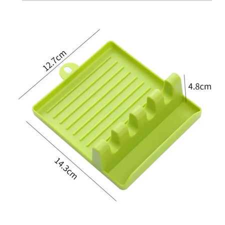 Kitchen Utensil Rest Plastic Spoon Stand Kitchen Organizer (Pack Of 2) image 3