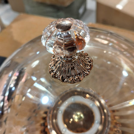 360° rotating acrylic cake dish with stand image 3