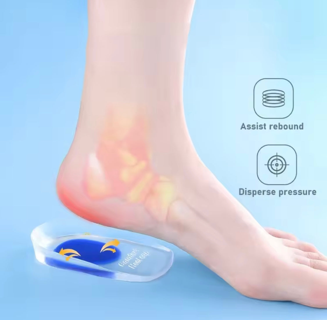 Silicone Gel Soft Insole Cushion - image 2