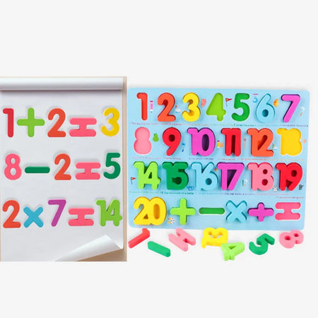 Chunky Number 123 Wooden Puzzle