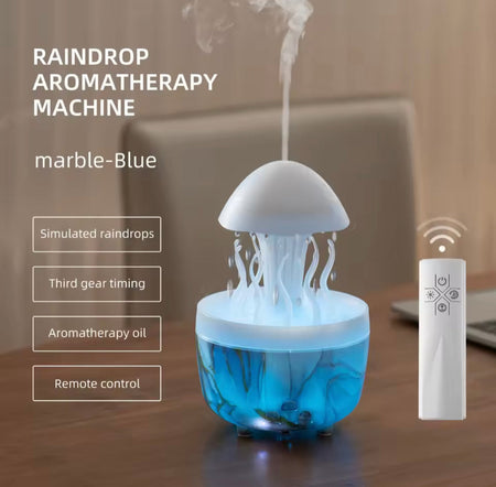 rotating raindrop jellyfish humidifier image 3
