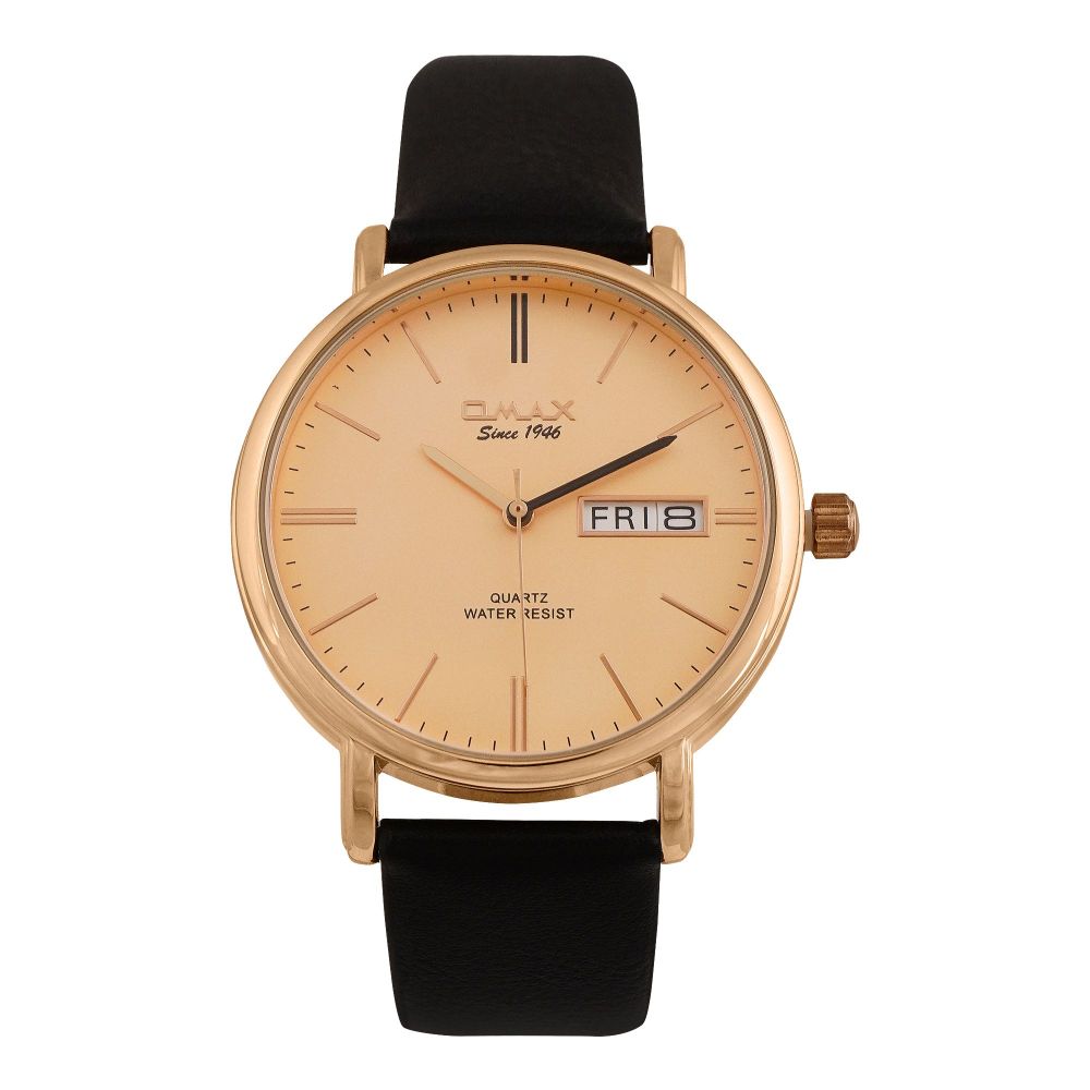 Omax Men's Water Resistant Analog Strap Watch, 00PRZ0416B0F - Main Image