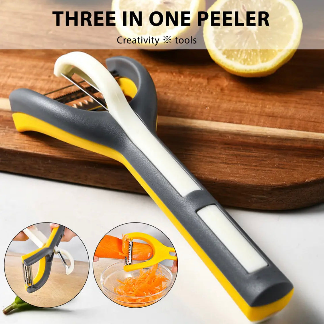 3-in-1 Kitchen Vegetable Fruit Peeler - image 6