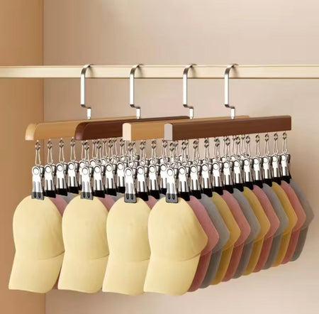 12 clips hanging closet organizer image 2