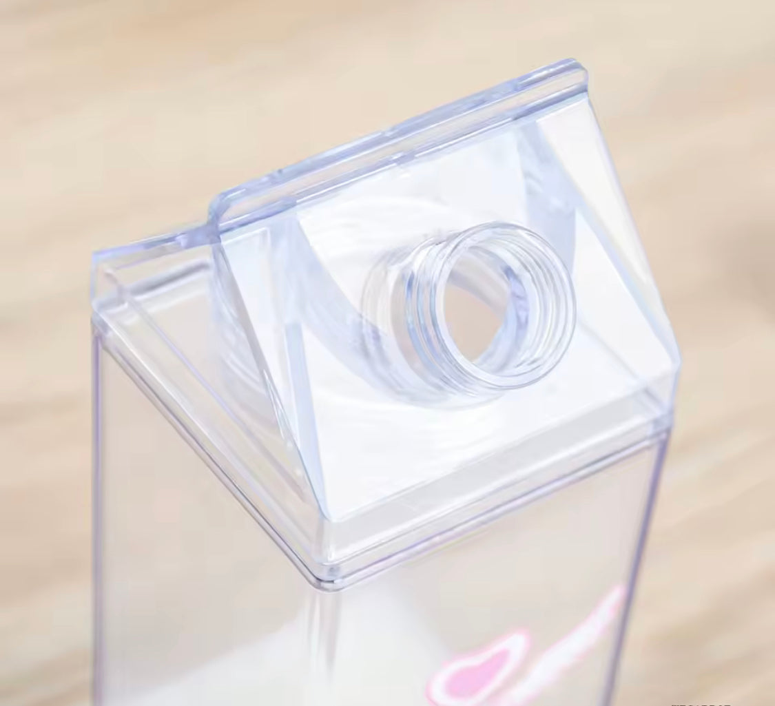 Creative Milk Box Style Water Bottle - image 4