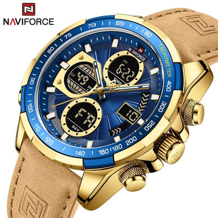 Overfly 9197 Naviforce Analog-Digital Dual Time Chronograph Watch main image