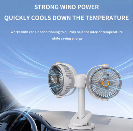 dual head cooling fan image 3