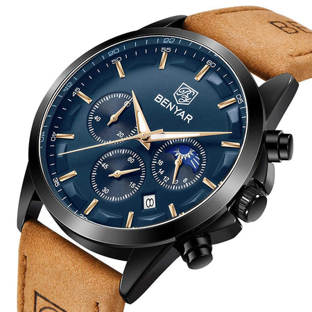 Benyar BY-5160 Moonphase Chronograph Watch image 2