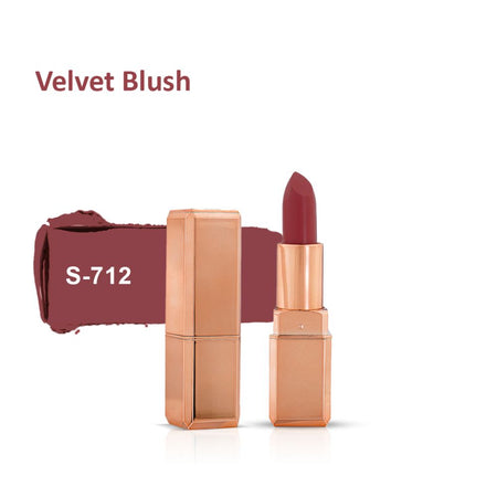 Swiss Miss Silk Vibrant Color Lipstick, 712 Velvet Blush, 5.1g - Image 6