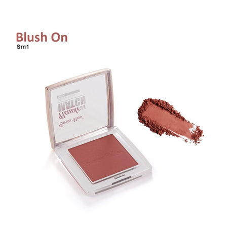 Swiss Miss Flawless Match Natural Finish Blush, SM001 Natural Peach, 11g - Image 7