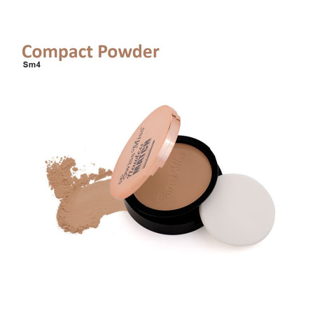 Swiss Miss Flawless Match Natural Finish Compact Powder, SM04 Almond, 12g - Image 7