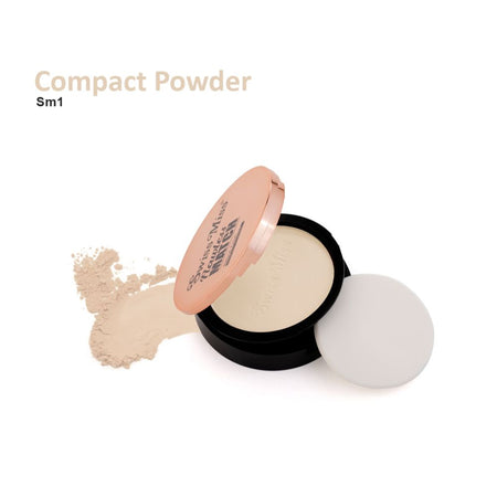 Swiss Miss Flawless Match Natural Finish Compact Powder, SM01 Light Ivory, 12g - Image 7