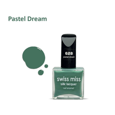 Swiss Miss Silk Lacquer Nail Enamel, 628 Pastel Dream - Image 3