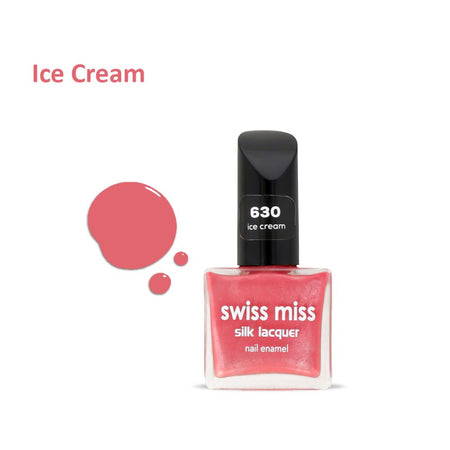 Swiss Miss Silk Lacquer Nail Enamel, 630 Ice Cream - Image 3