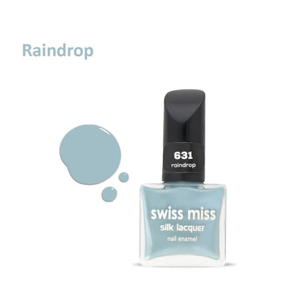 Swiss Miss Silk Lacquer Nail Enamel, 631 Raindrop - Image 3