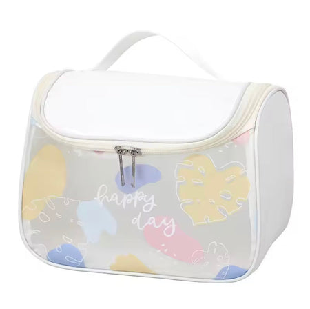 waterproof girly print toiletry bag image 6