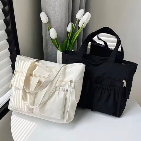 nylon canvas tote bag image 5