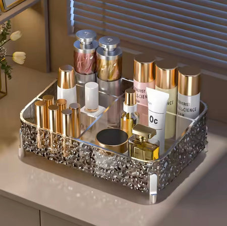 Elegant Crystal Vanity Tray - Main Image