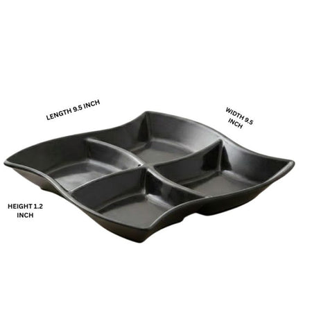 4 partition snack plate image 3