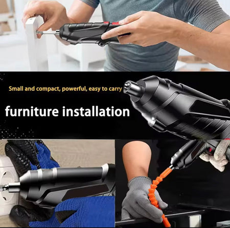 Rechargeable Cordless Screwdriver Tool Set - image 6