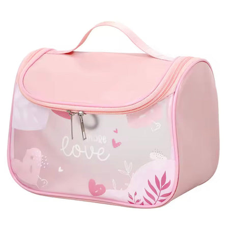 waterproof girly print toiletry bag image 4