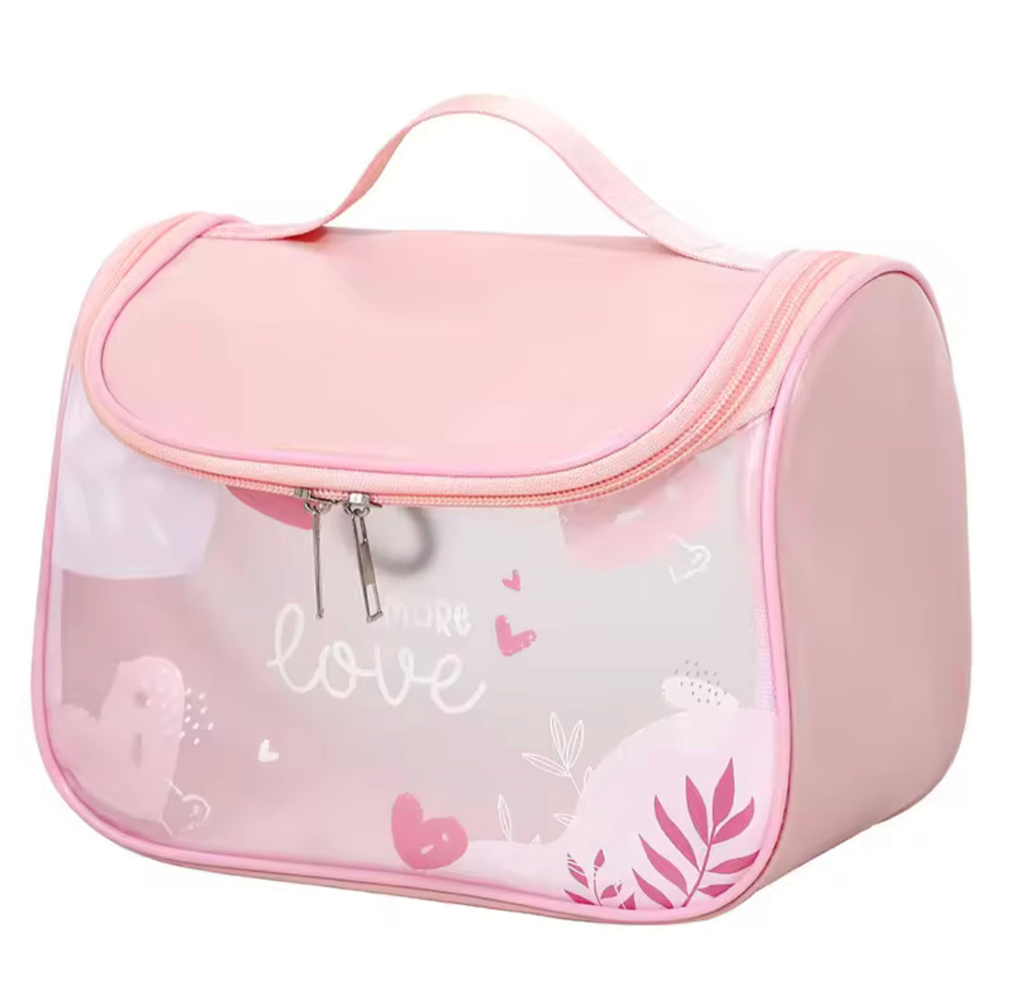 waterproof girly print toiletry bag image 4