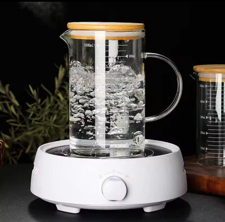 glass measuring cup with lid image 2