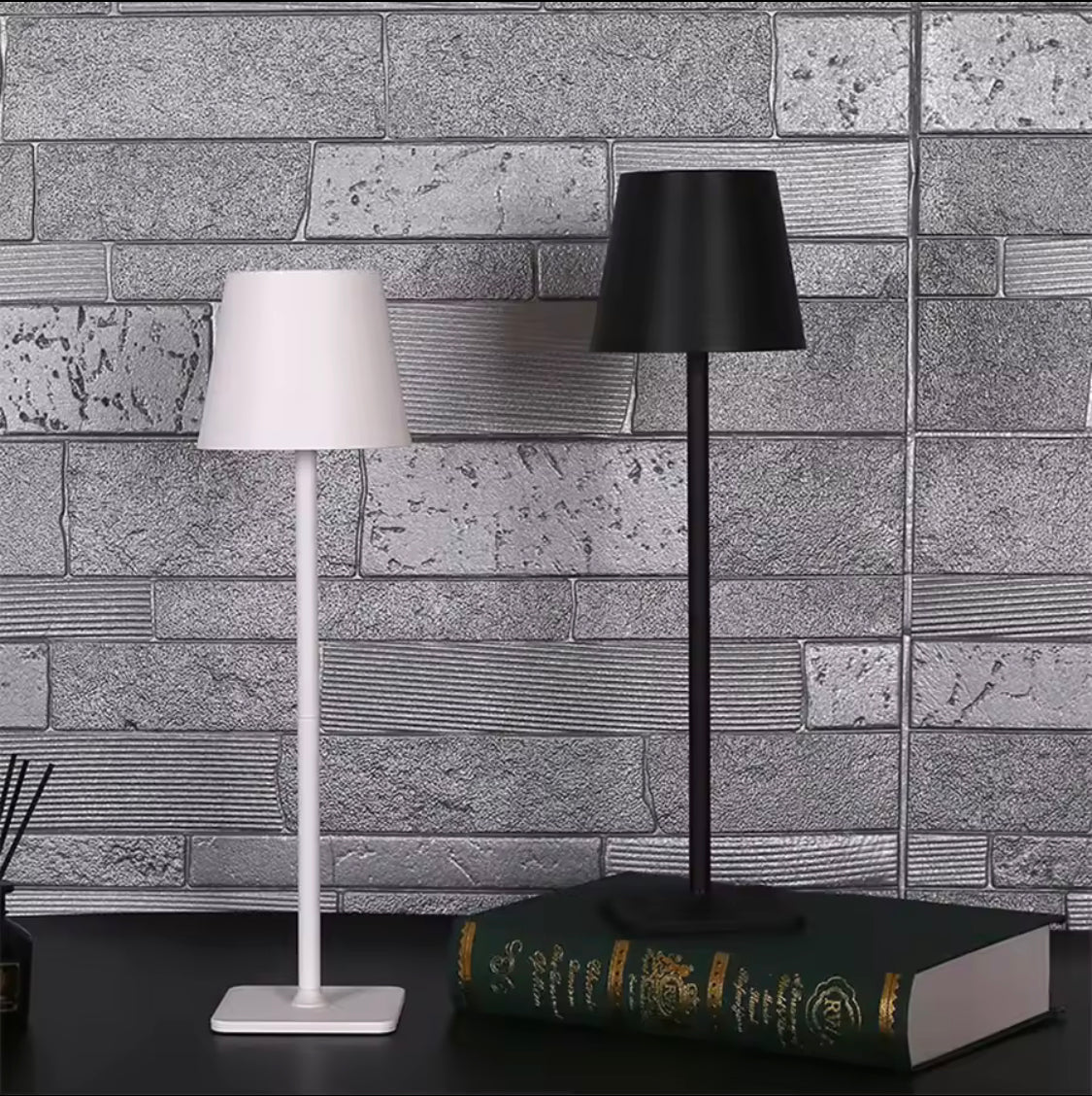metallic touch control led lamp main image