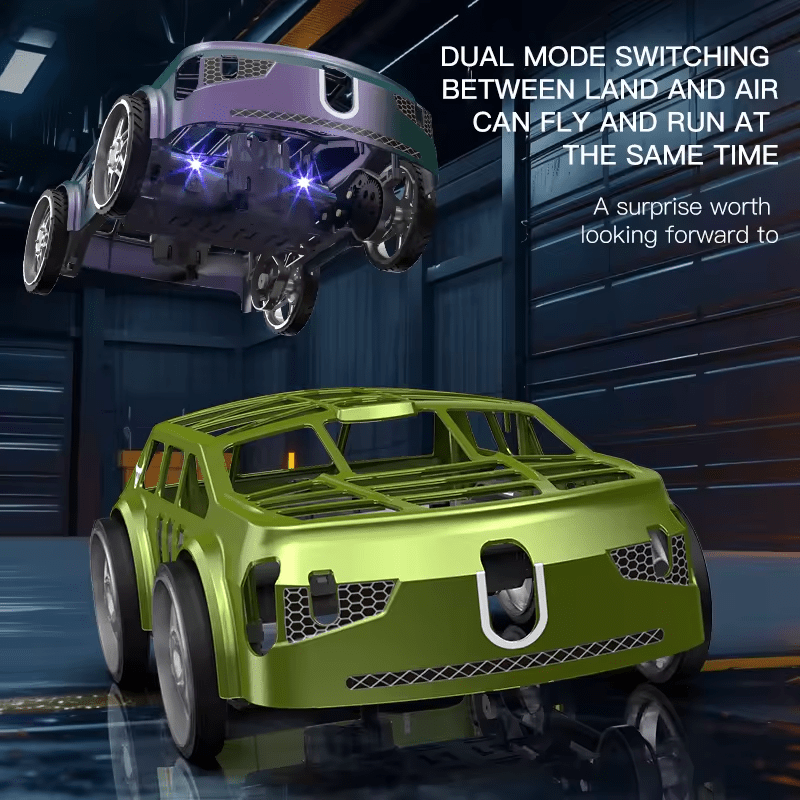 2 in 1 RC Mini Car & Drone With Lights