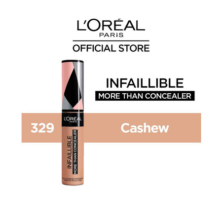L'Oreal Paris Infallible More Than Concealer, 329, Cashew - Main Image