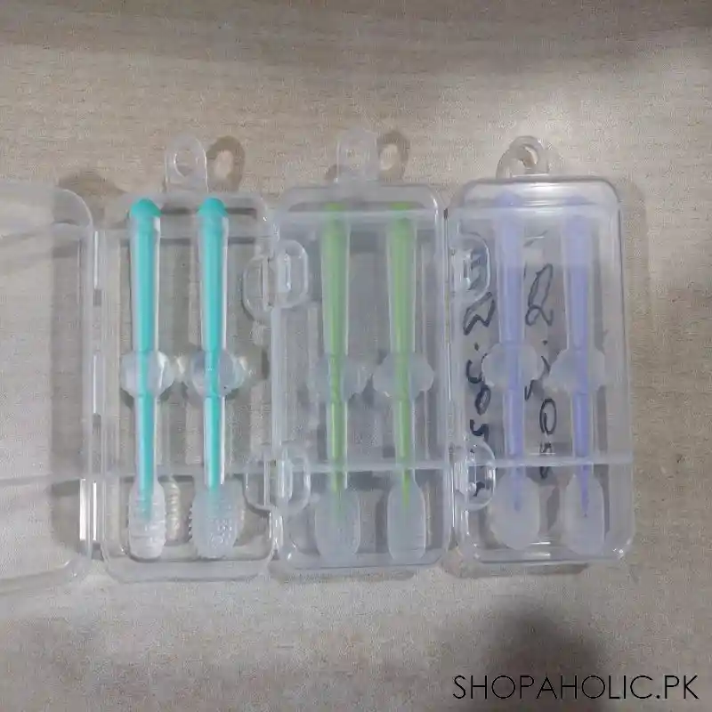 2pcs baby teeth oral care cleaning toothbrush image5