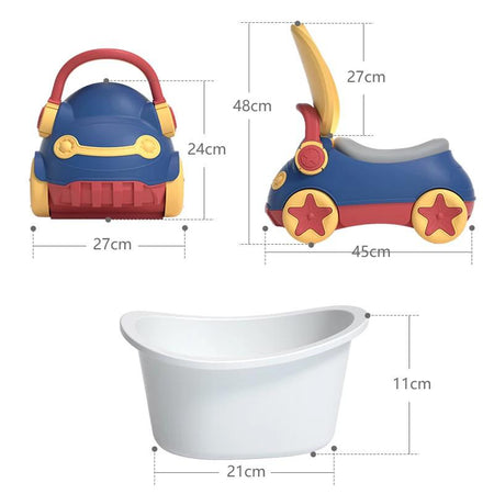 Portable Car-Shaped Baby Training Potty Seat