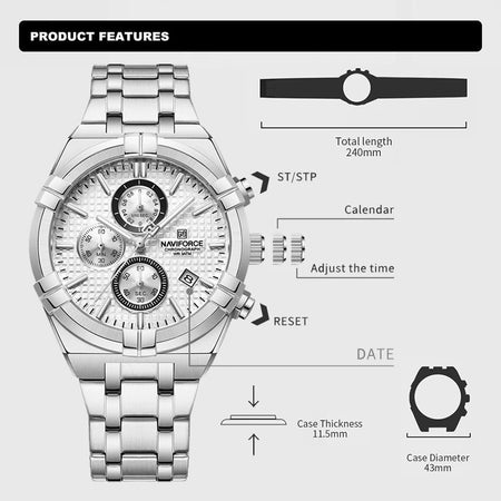 Naviforce NF-8042 Chronograph Edition New Arrival image 19